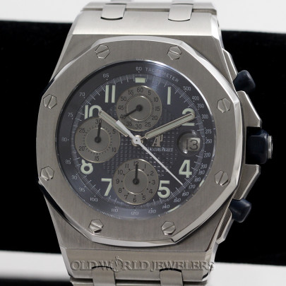 Audemars Piguet Royal Oak Offshore Beast Chrono Ref 25721ST Steel Blue Audemars Piguet Royal Oak Offshore Beast Chrono Ref 25721ST Steel Blue